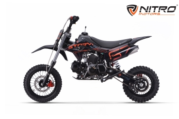 Nitro Motors 110cc Dirtbike Storm V3 12/10 Semi Aut Estart + Kickstart